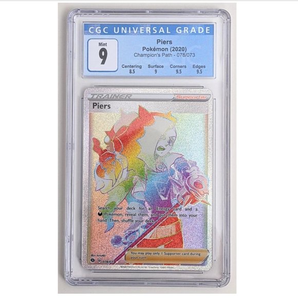 Champion\'s Path Pokemon Card: Piers 078/073, Graded CGC 9, Subgrades - www.bongoclub.cl Champion\'s Path Pokemon Card: Piers 078/073, Graded CGC 9, Subgrades - www.bongoclub.cl